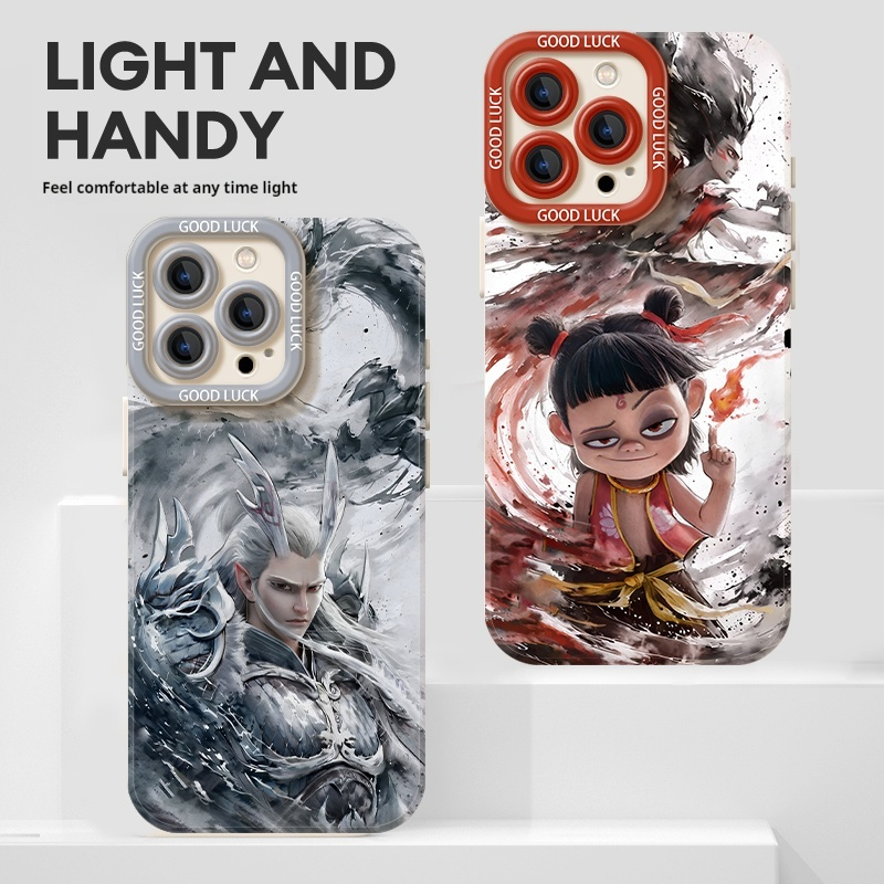 Phone Accessories For Boys - Coque de téléphone en silicone Nezha