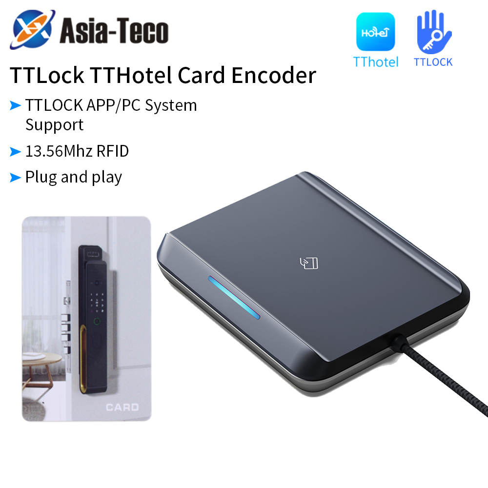 Nfc Card Reader - TTLOCK-Clé de chambre d'hôtel USB, lecteur