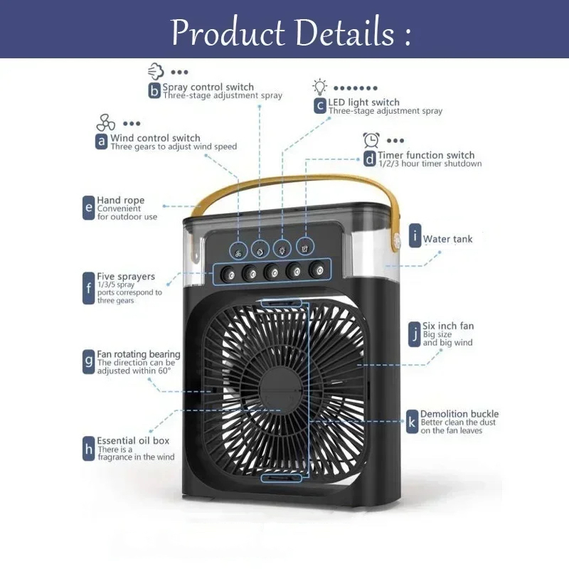 Mini climatiseur 3 en 1, refro - Phone Cooling Fan avis et prix