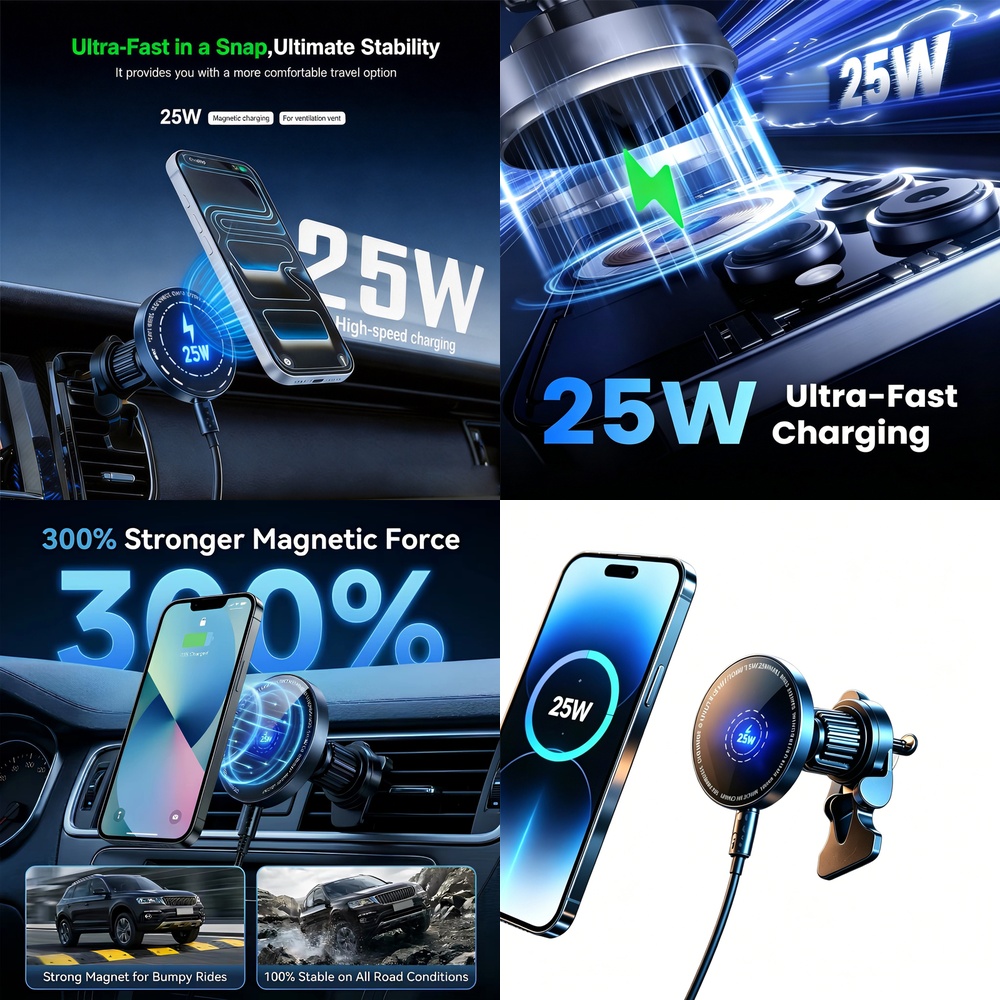 Support de téléphone magnétiqu - Phone Cooling Fan avis et prix