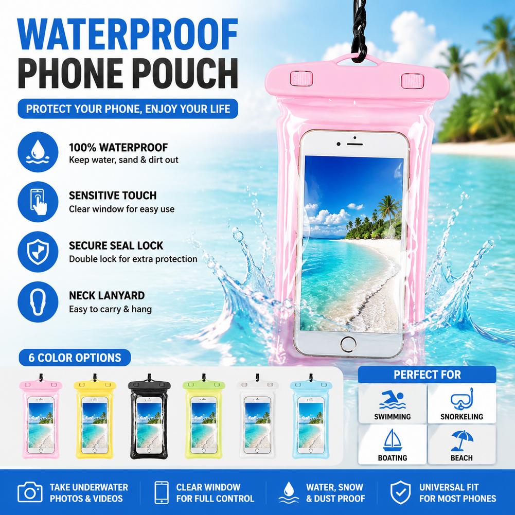 Étui de téléphone étanche tran - Phone Accessories Pouch avis et prix